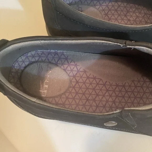 Dansko Black Women's Slip-On Loafers - Picture 6 of 7